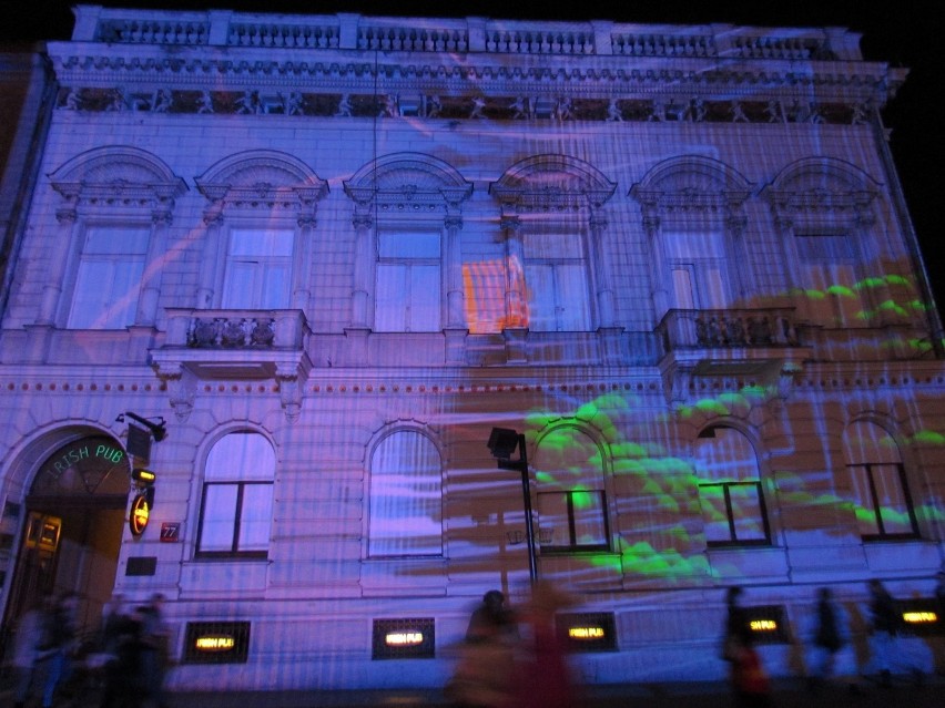 Iluminacje i wideo mapping można zobaczyć w czasie festiwalu