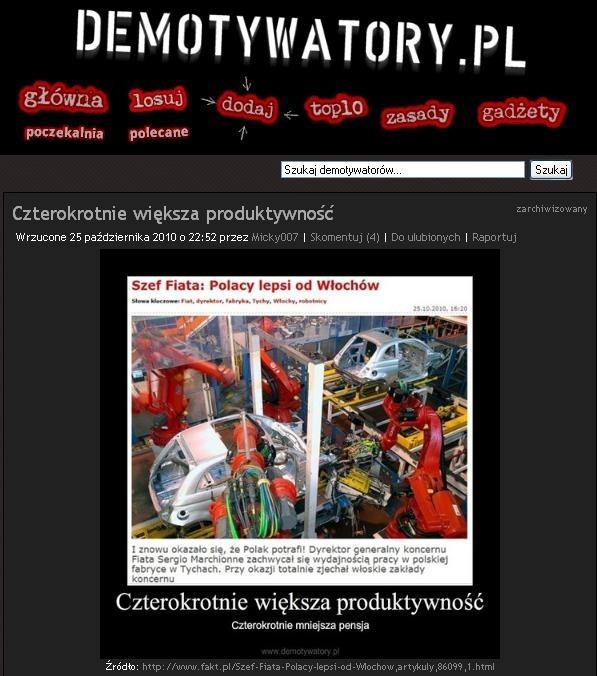 Tychy w serwisie Demotywatory.pl. Z czego się śmiejemy? Co nas demotywuje?