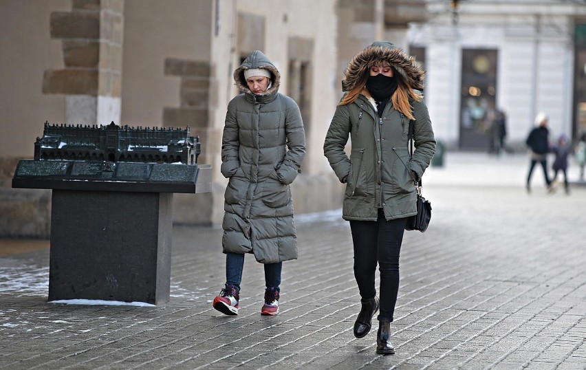 Kraków. Mroźna zima w mieście [ZOBACZ ZDJĘCIA]
