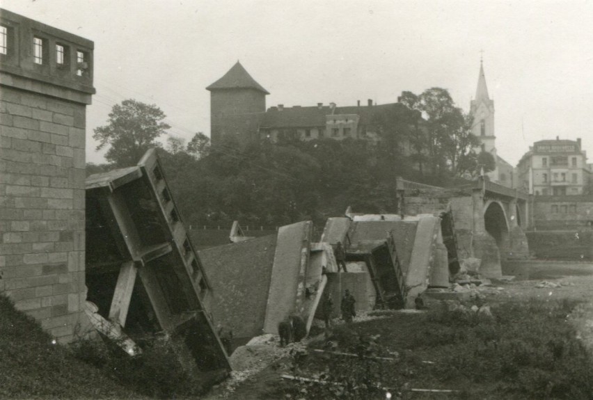 Most Piastowski w Oświęcimiu. Początek września 1939 r.