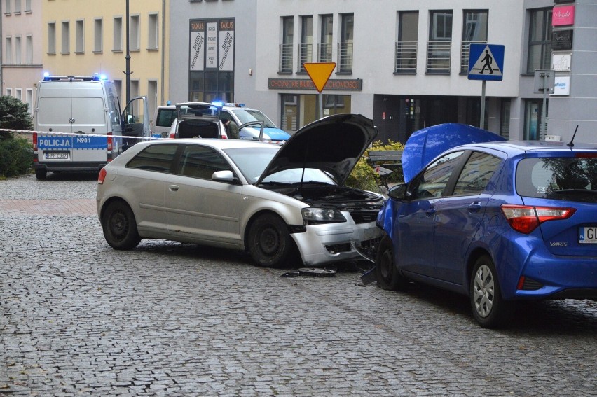Wypadek na ulicy 31 Stycznia w Chojnicach
