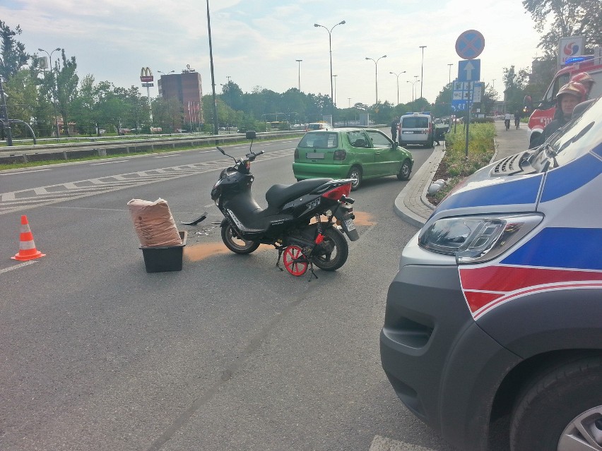 Wypadek na trasie W-Z w Łodzi, 26 lipca 2016