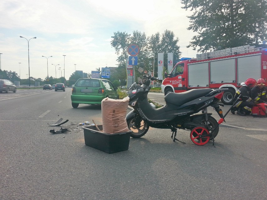 Wypadek na trasie W-Z w Łodzi, 26 lipca 2016