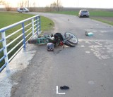 Wypadki motocyklistów w powiecie wieluńskim 