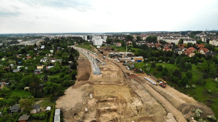 Budowa Nowej Bulońskiej Północnej w Gdańsku - maj 2019