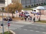 Zderzenie w centrum Kielc! Taksówka potrąciła rowerzystkę  