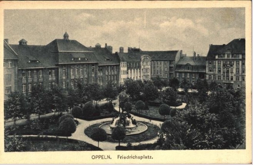 Friedrichsplatz, dzisiejszy pl. Daszyńskiego w Opolu.