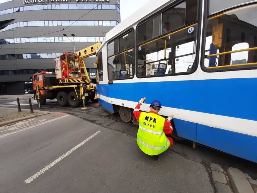 Wykolejenia tramwajów to wrocławska specjalność