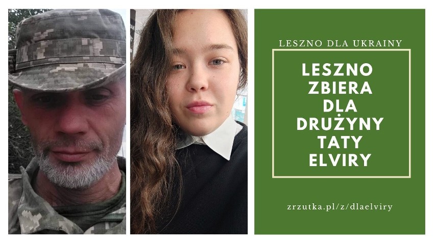 Leszno. Chcą pomóc tacie Elviry, który walczy na froncie. Fundacja Leszno dla Ukrainy prosi o wsparcie [ZDJĘCIA]