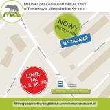 Nowy przystanek na żądanie na ul. św. Antoniego koło elektrowni w Tomaszowie Maz. 