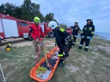 Kosakowo: ćwiczenia ratownicze z Morską Bazą Szkoleniową Mechelinki. Na wodzie, klifie plus poszukiwania zaginionych | ZDJĘCIA, WIDEO