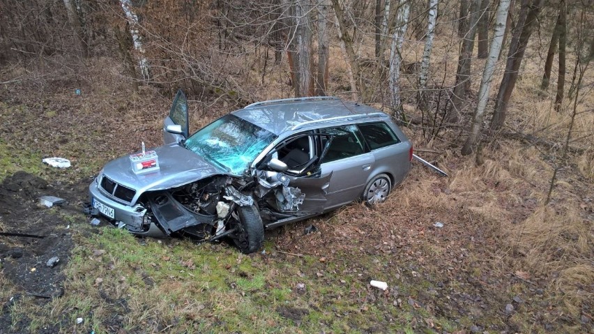 Wypadek na DK nr 75 zablokował trasę Nowy Sacz - Kraków [ZDJĘCIA]