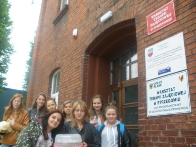Wolontariusze z Jaroszowa na Warsztatach Terapii Zajęciowej