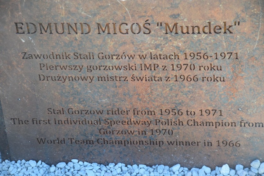Edmund Migoś ma pomnik. Kolejny żużlowiec Stali uhonorowany