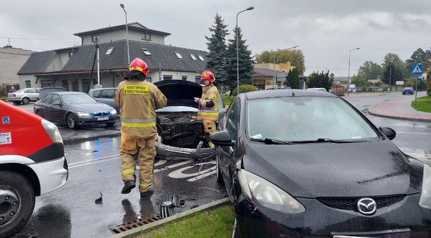 Wypadek w Żarach na skrzyżowaniu ulic Kujawskiej i...