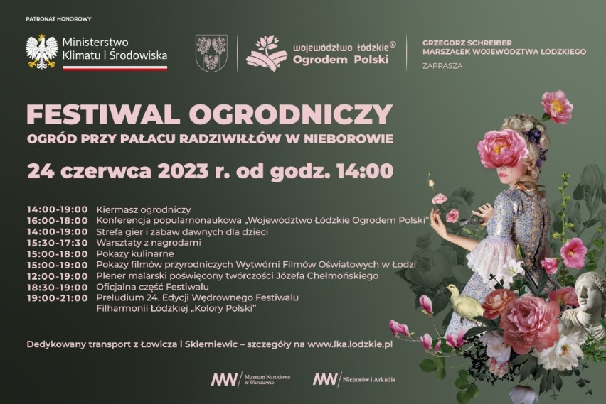 Festiwal Ogrodniczy "Województwo Łódzkie Ogrodem Polski" w Nieborowie