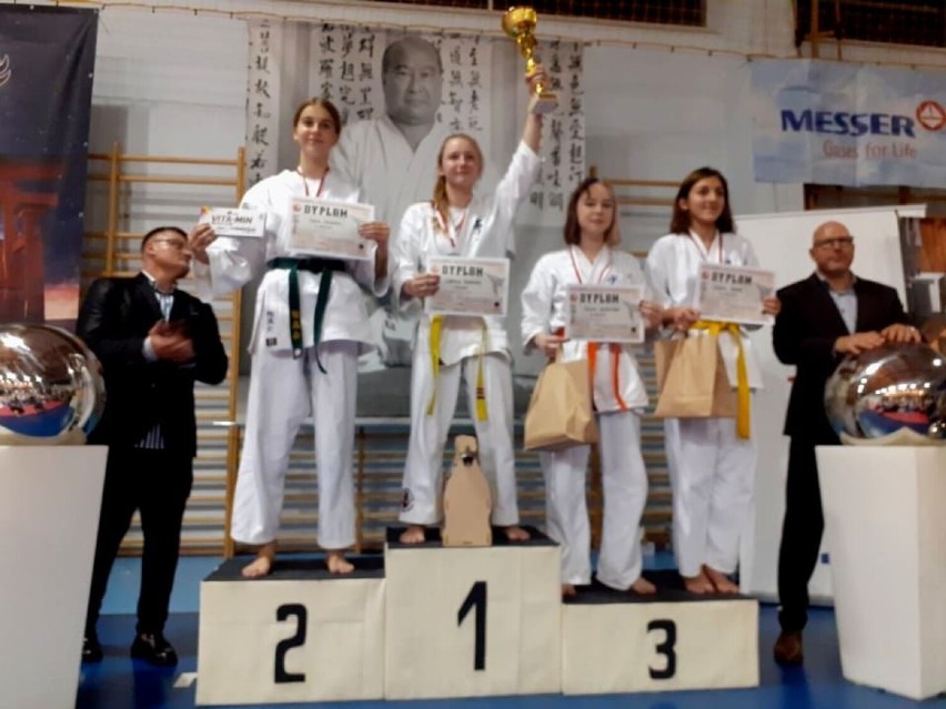 Sosnowiecki Klub Karate walczył na zawodach w Katowicach....