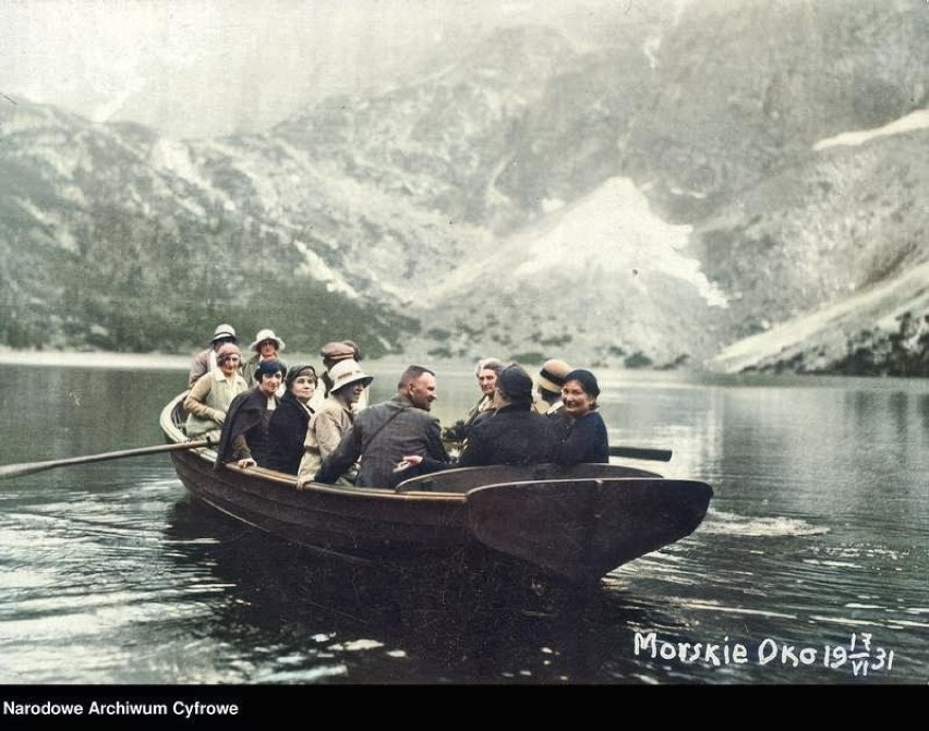 Tak dawniej wędrowano po Tatrach. Zobacz unikatowe zdjęcia w kolorze [ZDJĘCIA]