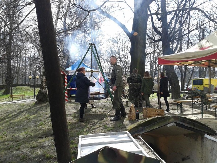 Z okazji zdobycia Wodzisławia Śl. można było zwiedzić schron...