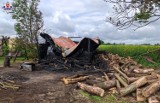 Lubelszczyzna. Tragiczny pożar drewnianego domu w powiecie parczewskim. W pogorzelisku odnaleziono częściowo zwęglone zwłoki 67-latka