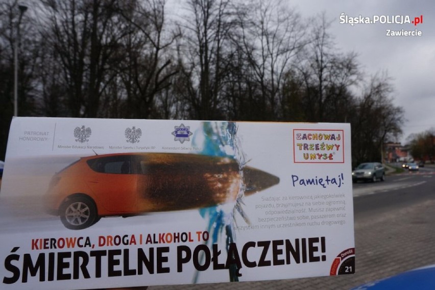 Zawierciańscy policjanci wzmogli działania w kierunku kontroli trzeźwości kierujących pojazdami na terenie powiatu zawierciańskiego