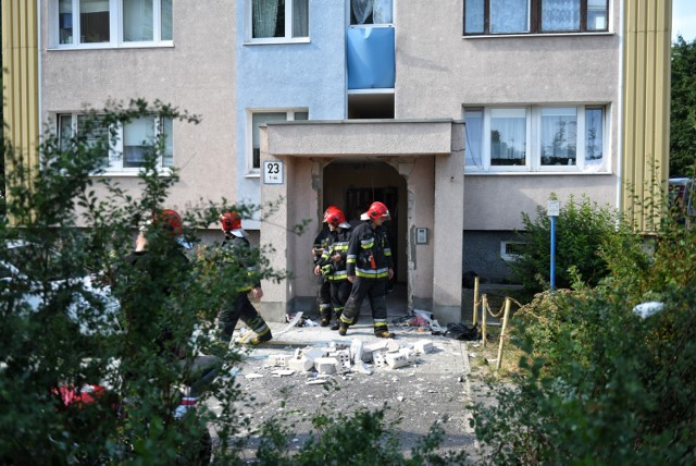 Do wybuchu doszło w wieżowcu na os. Sobieskiego 23 w Poznaniu.