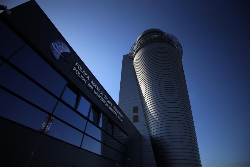 Wieża kontroli lotów - Międzynarodowy Port Lotniczy Katowice w Pyrzowicach