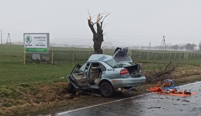 Wrak jest całkowicie zniszczony.