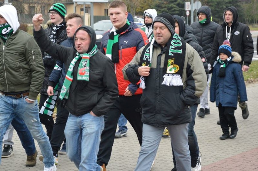 Kibice GKS Bełchatów protestowali w obronie swojego klubu [ZDJĘCIA, VIDEO]