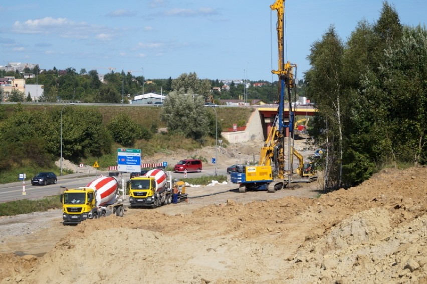 Prace na budowie Nowej Bulońskiej