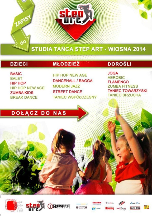 Studio Tańca Step Art zaprasza na wiosenne zajęcia