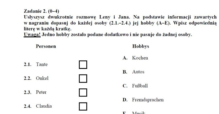 25 kwietnia uczniowie napiszą EGZAMIN GIMNAZJALNY 2013 z...