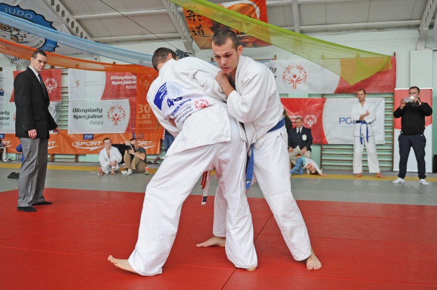 Turniej olimpiad specjalnych w judo w Poznaniu