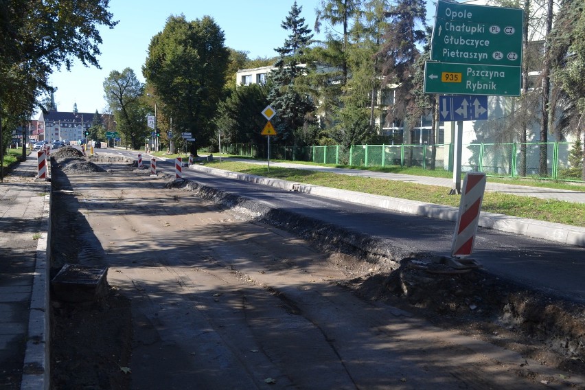 Trwa remont ulicy Armii Krajowej w Raciborzu