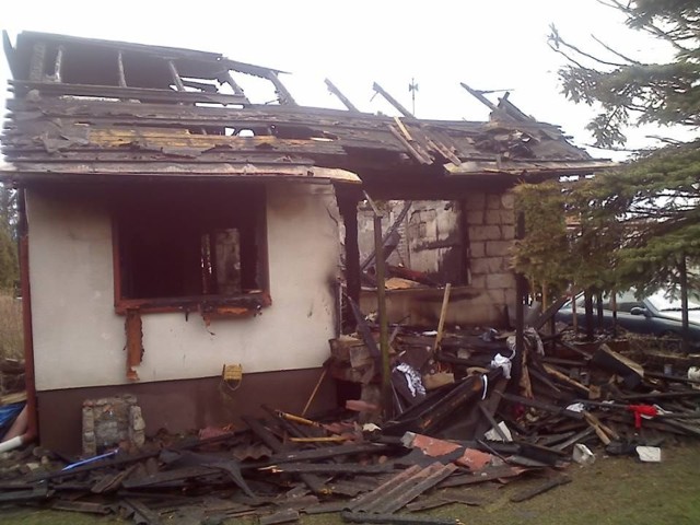 Pożar zniszczył cały dom w Smukale.