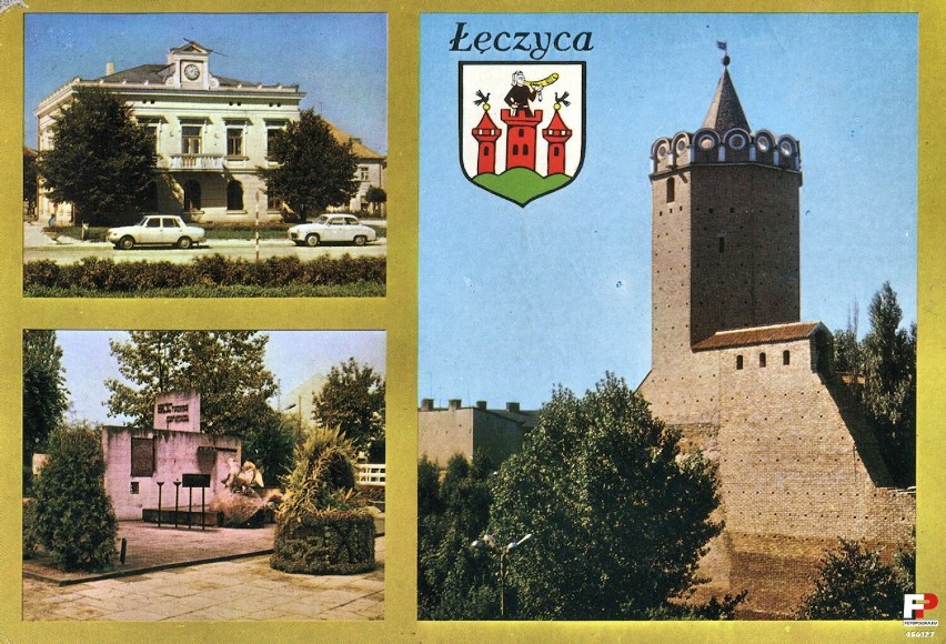 Pocztówka z lat 1972-1974. Na zdjęciu widać siedzibę urzędu...