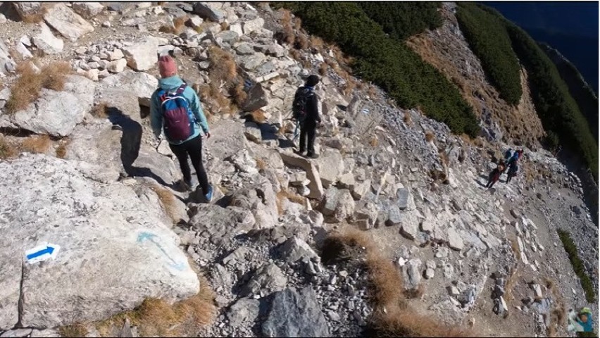 Giewont z zupełnie innej perspektywy. Aż nogi się uginają!