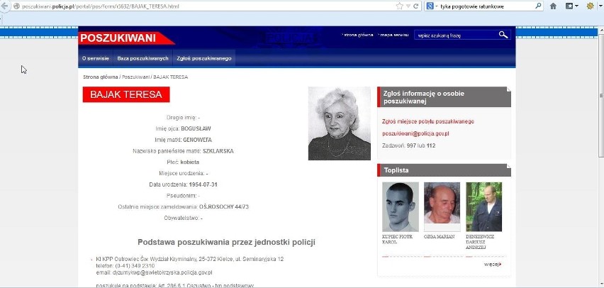 Pan Marcin i pani Justyna rozpoznali w serwisie policyjnym...