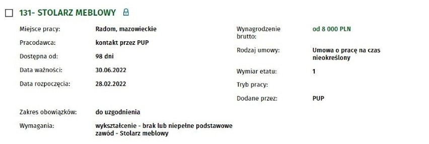 Są świetne oferty pracy w Radomiu. Można zarobić nawet 8 tysięcy złotych miesięcznie. Zobacz oferty pracy z najwyższymi zarobkami