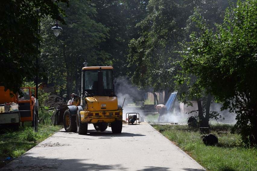 Przebudowane zostały alejki w Parku Odry.