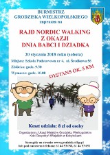 Grodzisk: można się już zapisywać na rajd nordic walking z okazji Dnia Babci i Dziadka, organizowany przez Urząd Miejski