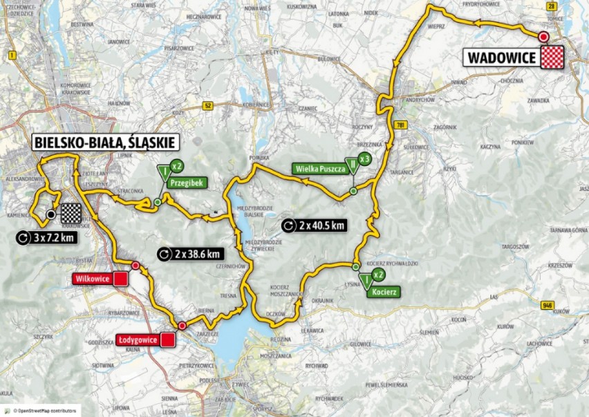 Tour de Pologne 2020  w Bielsku-Białej i powiecie bielskim. Będą utrudnienia