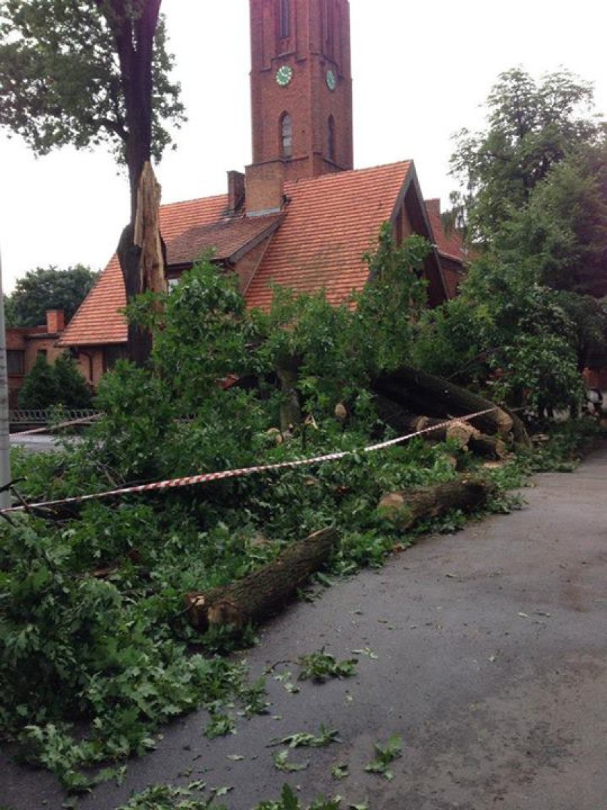 Burze i nawałnice nad Ostrowem, Ostrzeszowem i Grabowem