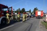 Wypadek w Wągrowcu. Samochód osobowy zderzył się ze skuterem. Znane są ustalenia policji 