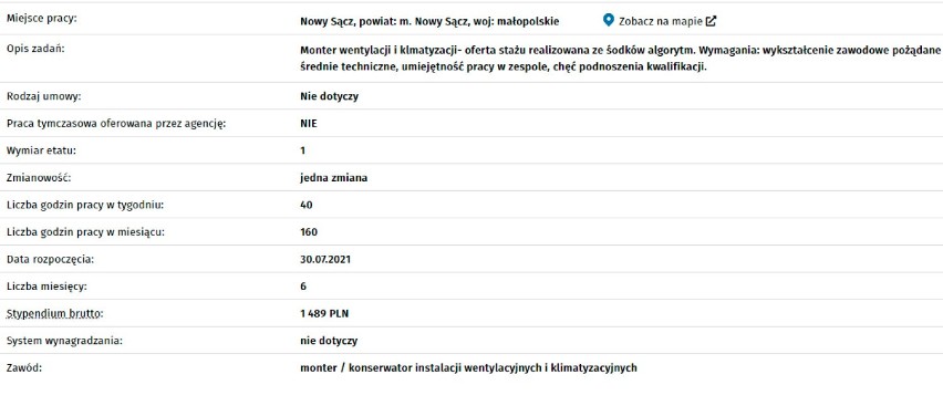 MONTER WENTYLACJI I KLMATYZACJI 
Numer: S t P r / 2 1 / 0 5...