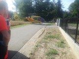 Ciągnik przejechał 80-letniego mężczyznę. Ciężko rannego śmigłowiec LPR zabrał do szpitala w Tarnowie 