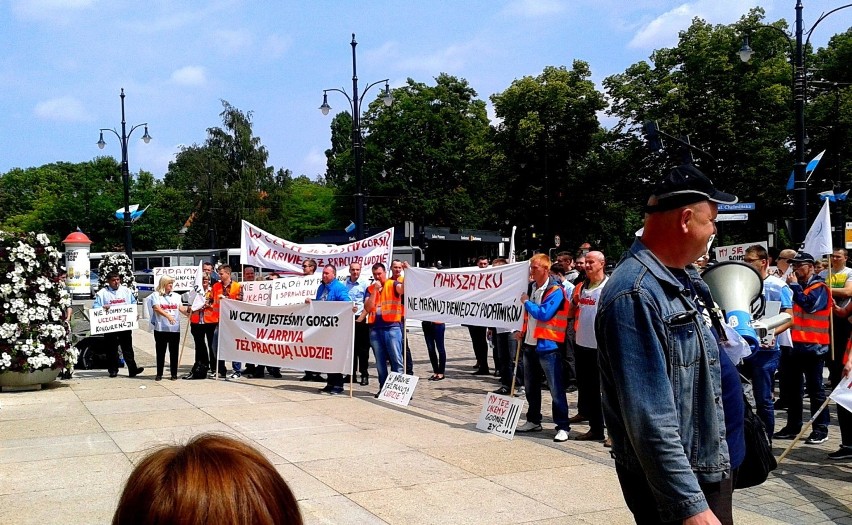 Protest pracowników Arrivy