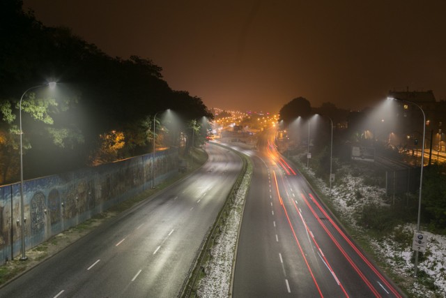 Krakowskie ulice z oświetleniem LED