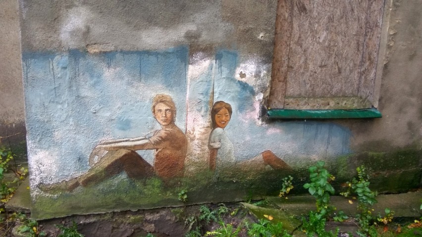 Mural na kamienicy przy al. Piłsudskiego 20/1 w Białymstoku