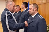 St.sierż. Krzysztof Cichoń, funkcjonariusz Aresztu Śledczego w Piotrkowie odznaczony odznaką „Semper Paratus”